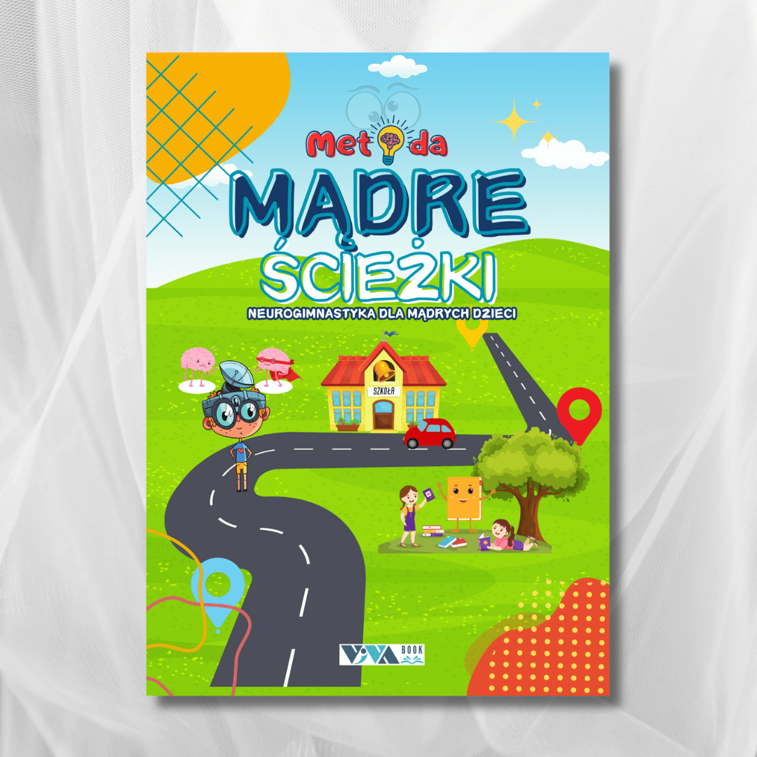 Metoda Mądre Ścieżki – Ćwiczenia dla mózgu obiema rękami, 4–104 lata, 48 stron, format A5
