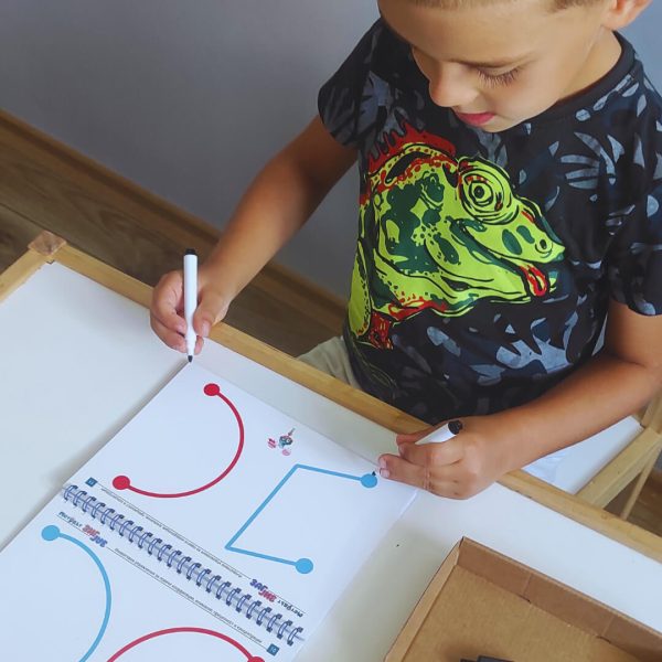 Zestaw „Metoda Zyg-Zak” + „VivoOdkrywca” – Innowacyjne ćwiczenia rozwijające uwagę, koncentrację i logiczne myślenie + 2 zmazywalne markery - obrazek 2