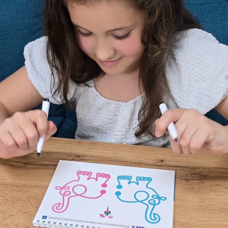 Metoda Zyg-Zak 2 – innowacyjne ćwiczenia dla treningu mózgu + 2 zmazywalne markery - obrazek 3