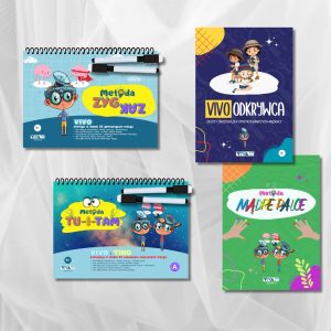 Zestaw „Gimnastyka dla mózgu” – Zyg-Zak | Tu-i-Tam | Metoda Mądre Palce | VivoOdkrywca