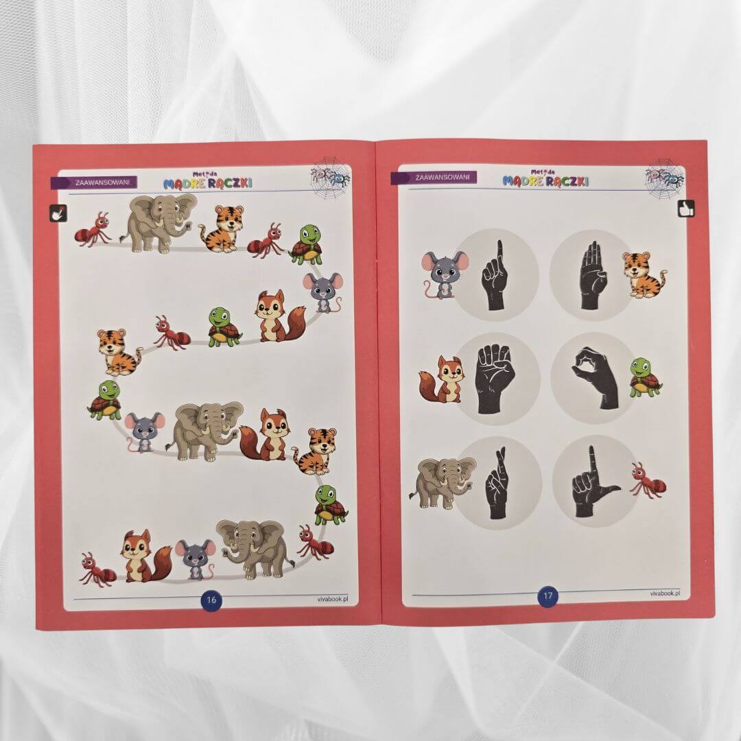 Metoda Mądre Rączki – Ćwiczenia dla mózgu obiema rękami, 4–104 lata, 40 stron, format A5 - obrazek 7