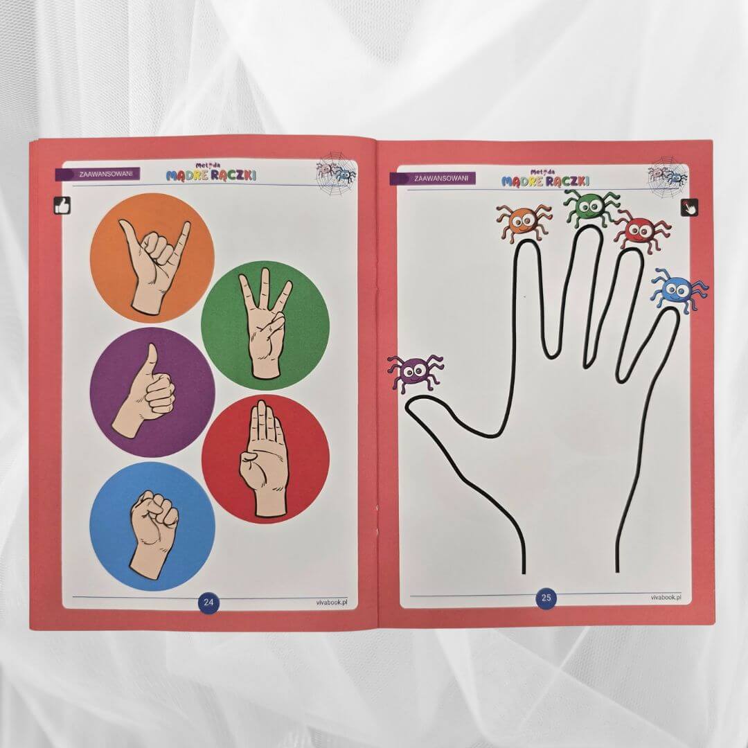 Metoda Mądre Rączki – Ćwiczenia dla mózgu obiema rękami, 4–104 lata, 40 stron, format A5 - obrazek 9