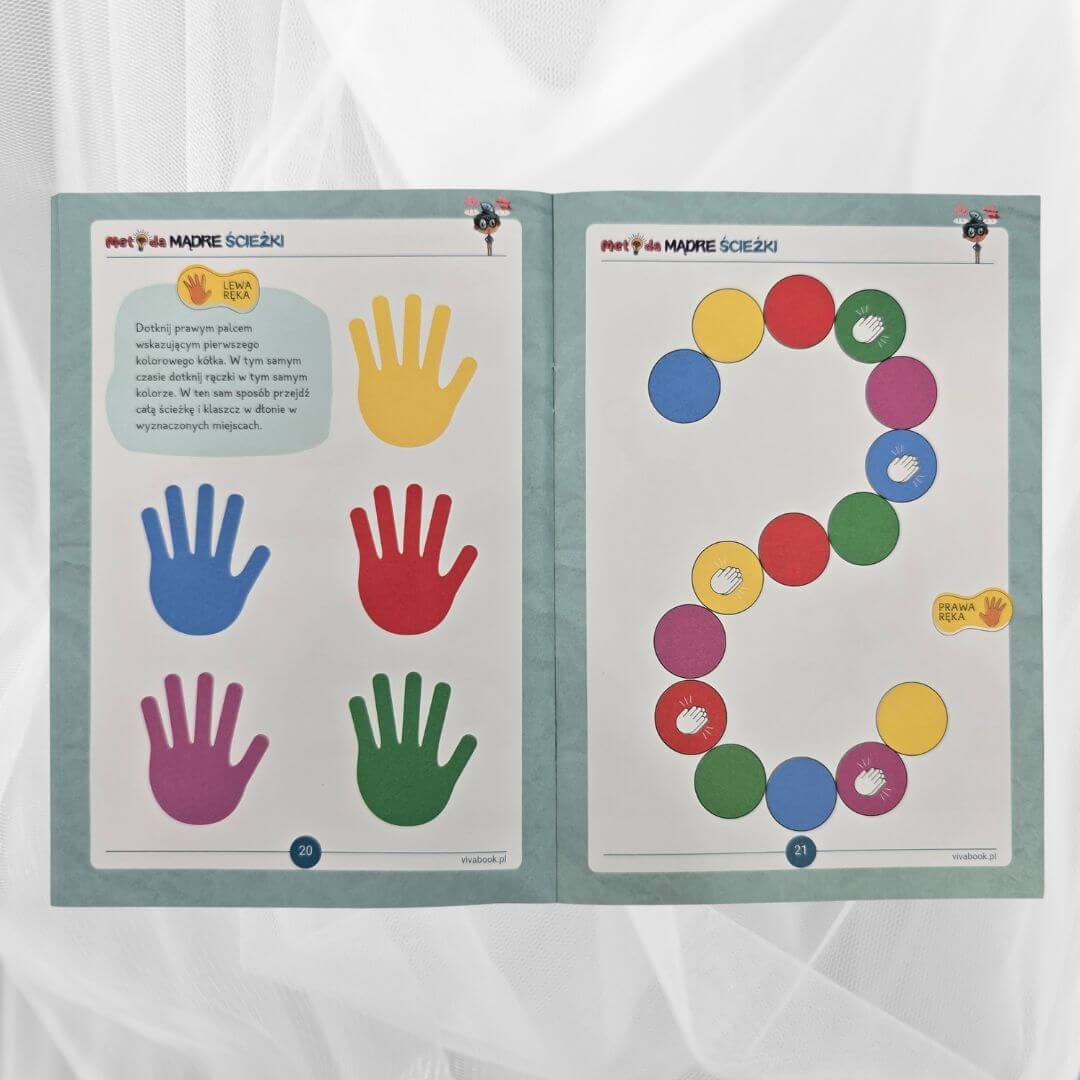 Metoda Mądre Ścieżki – Ćwiczenia dla mózgu obiema rękami, 4–104 lata, 48 stron, format A5 - obrazek 11