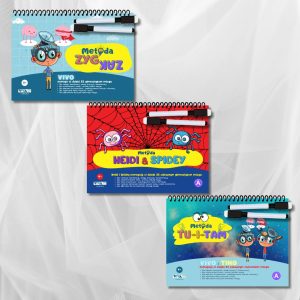 Potrójny zestaw „Gimnastyka dla mózgu” – Zyg-Zaк | Tu-i-Tam | Heidi i Spidey