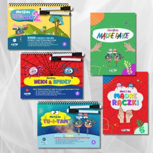 Zestaw 1 – Gimnastyka dla mózgu – Zyg-Zak 2 | Tu-i-Tam | Heidi i Spidey | Mądre palce | Mądre rączki