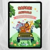 Safari Animals Coloring Book – Zwierzęta na safari: Kolorowanki, kreatywność i relaks, dla dzieci 3+, Cyfrowy plik PDF do druku (A4)
